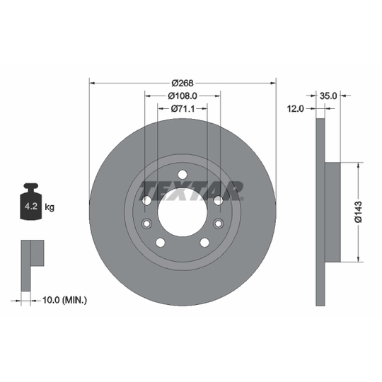 92268003 - Brake Disc 