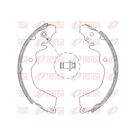 4646.00 - Brake Shoe Set 