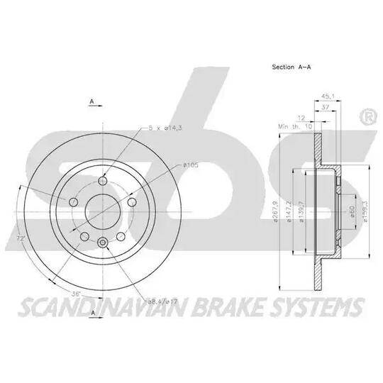 1815205014 - Brake Disc 