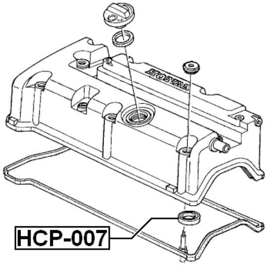 HCP-007 - Tätning, tändstiftssäte 