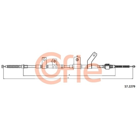 17.2279 - Cable, parking brake 