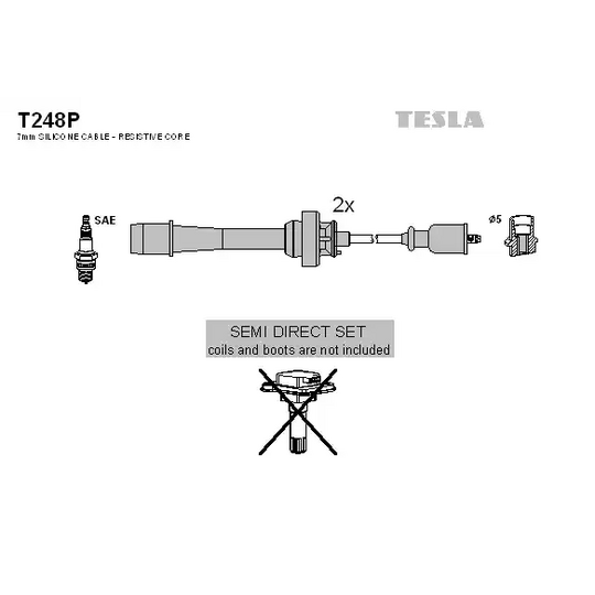 T248P - Ignition Cable Kit 