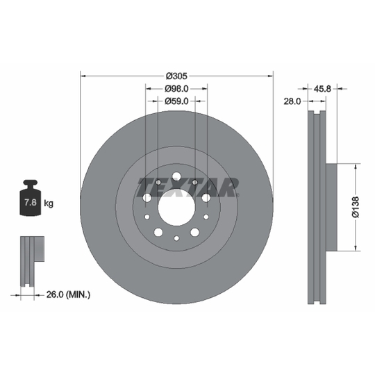 92237600 - Brake Disc 