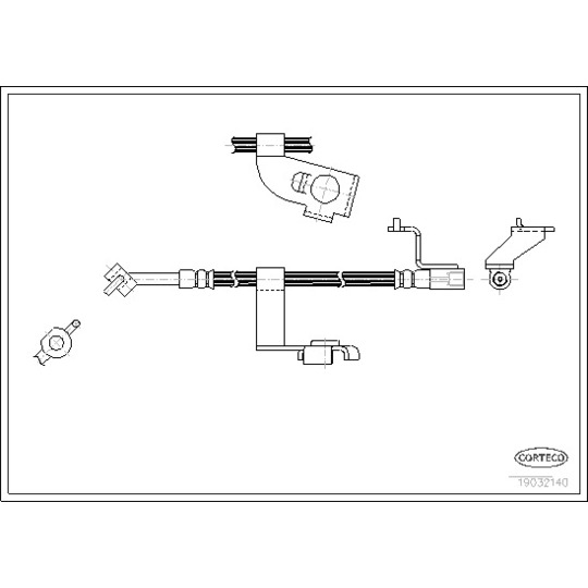 19032140 - Brake Hose 