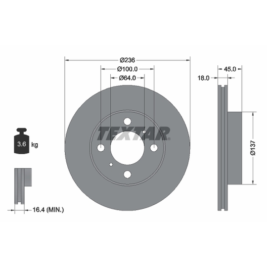 92089400 - Brake Disc 