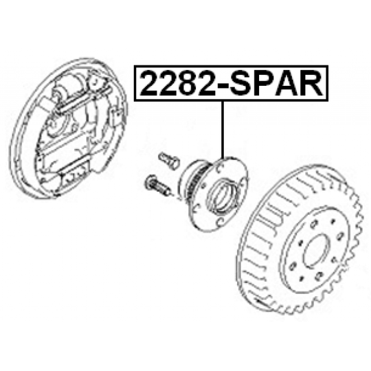2282-SPAR - Wheel hub 