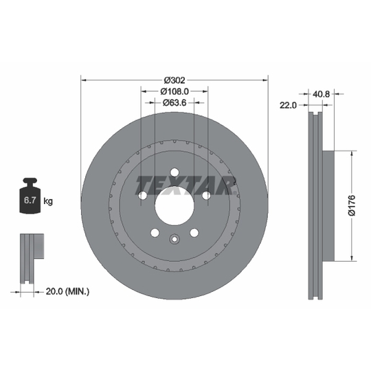 92168303 - Brake Disc 