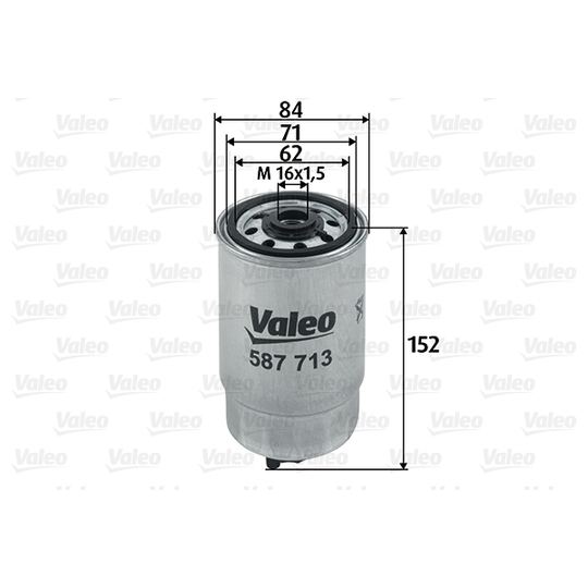 587713 - Fuel filter 