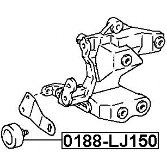 0188-LJ150 - Styrrulle, flerspårsrem 