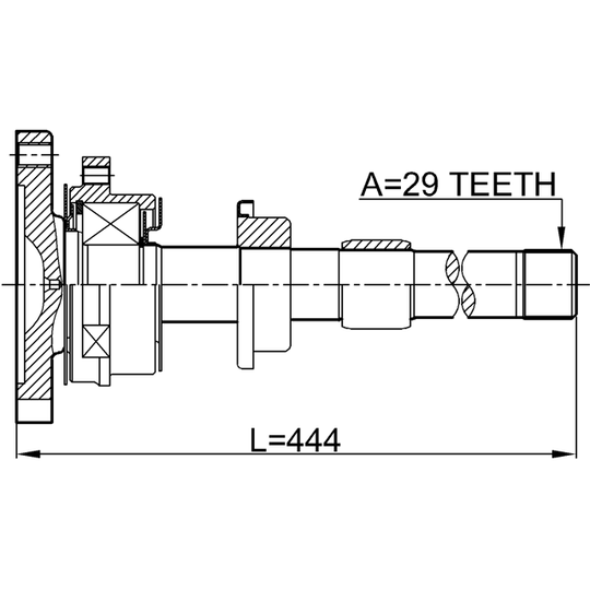 0212-T30MTRH - Vetoakseli 