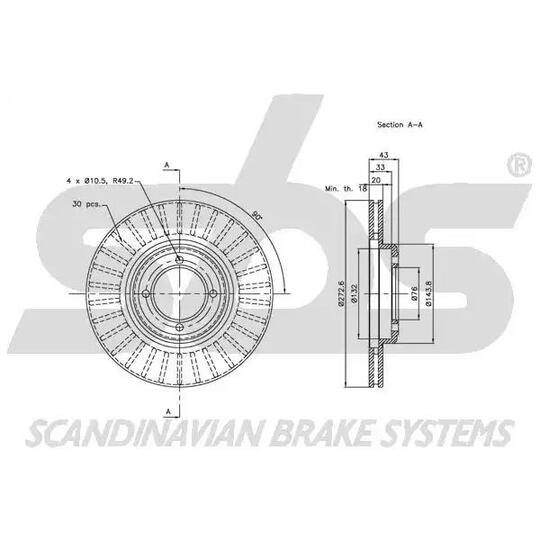 1815203713 - Brake Disc 