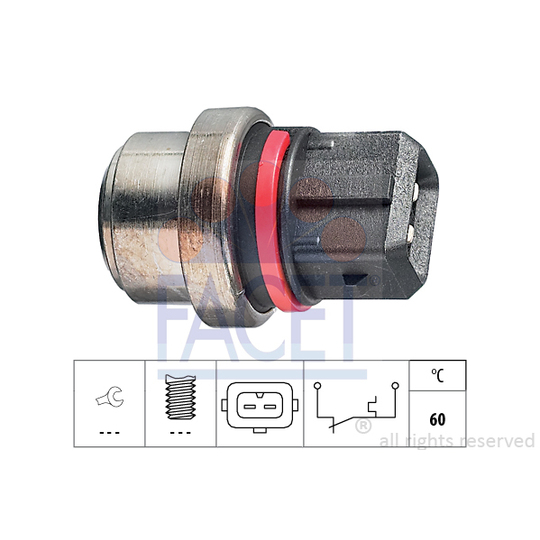 7.4075 - Temperature Switch, coolant warning lamp 