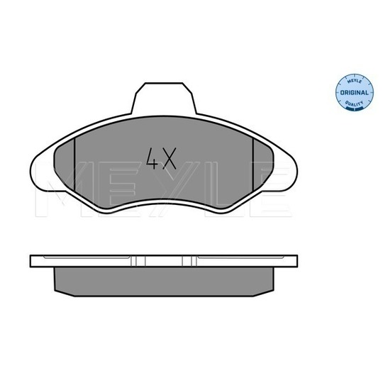 025 211 7118 - Brake Pad Set, disc brake 