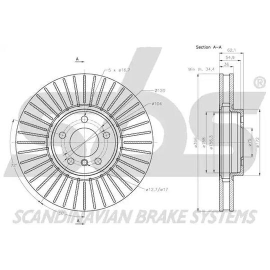 1815201584 - Brake Disc 