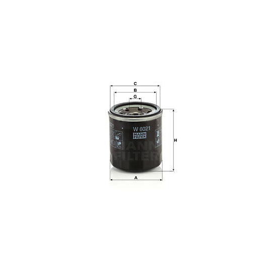 W 6021 - Oil filter 