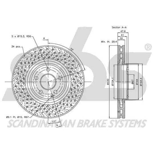 1815203382 - Brake Disc 