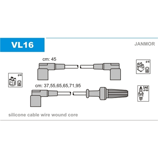 VL16 - Ignition Cable Kit 