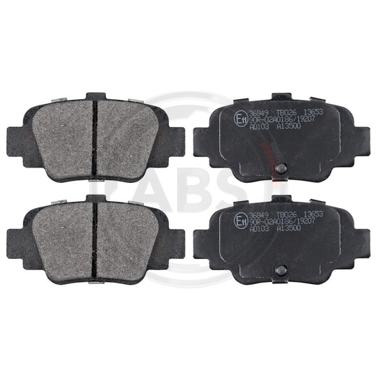 36849 - Brake Pad Set, disc brake 