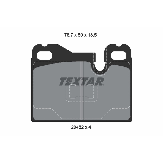 2048201 - Brake Pad Set, disc brake 