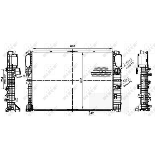 53979 - Kylare, motorkylning 