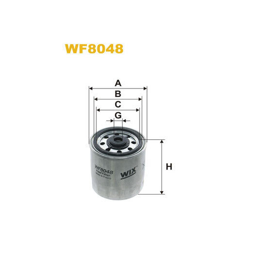 WF8048 - Fuel filter 