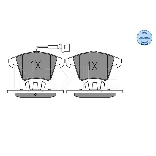 025 237 4618/W - Brake Pad Set, disc brake 