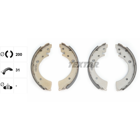 91037100 - Brake Shoe Set 