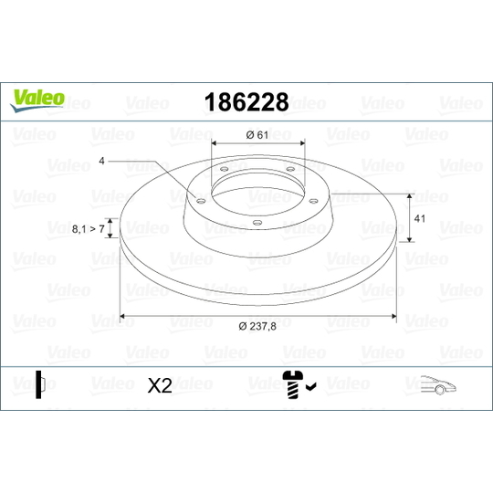 186228 - Brake Disc 