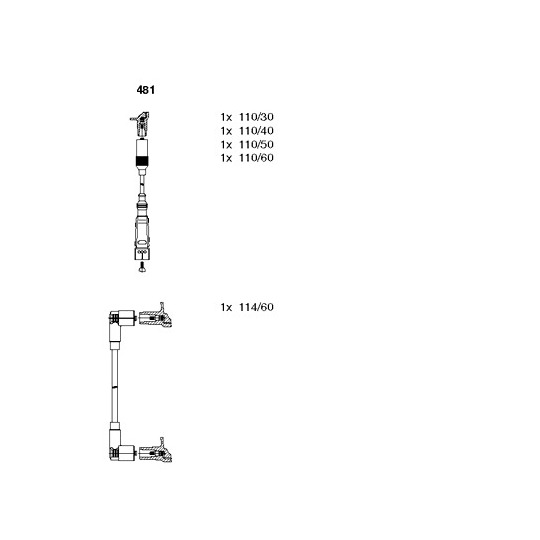 481 - Ignition Cable Kit 