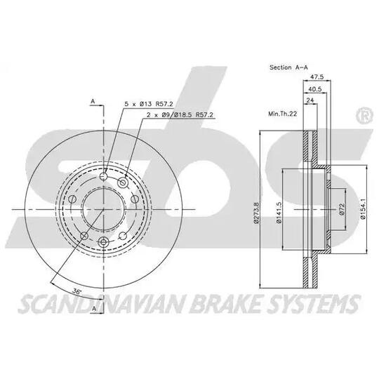 1815203506 - Brake Disc 