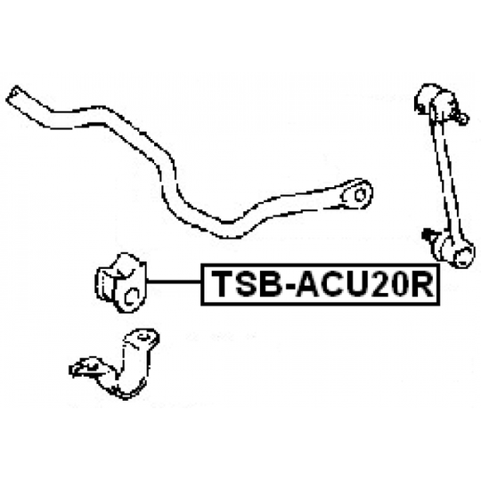 TSB-ACU20R - Stabiliser Mounting 