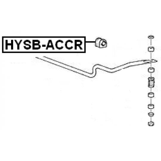 HYSB-ACCR - Stabiliser Mounting 
