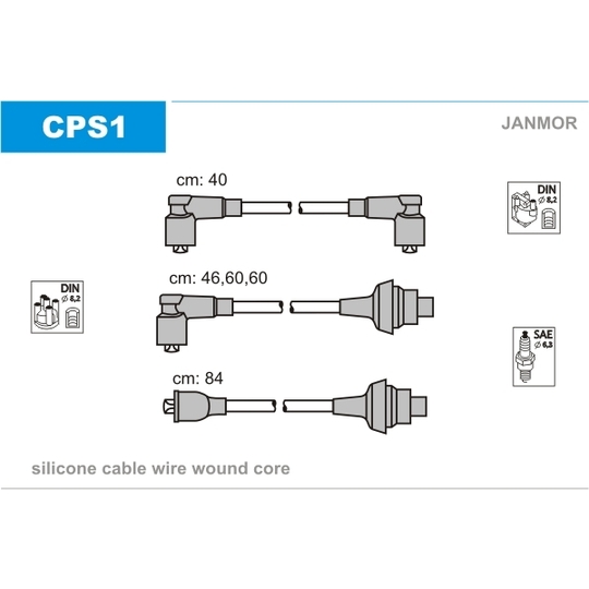 CPS1 - Sytytysjohtosarja 