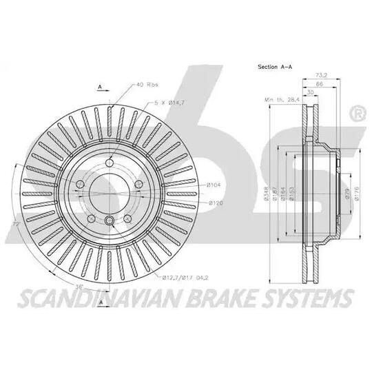 1815201580 - Brake Disc 