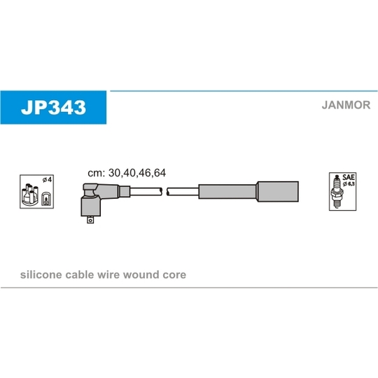 JP343 - Ignition Cable Kit 