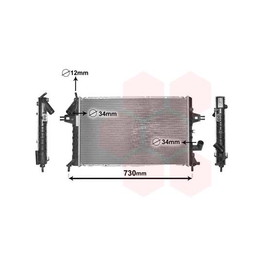 37002294 - Radiator, engine cooling 