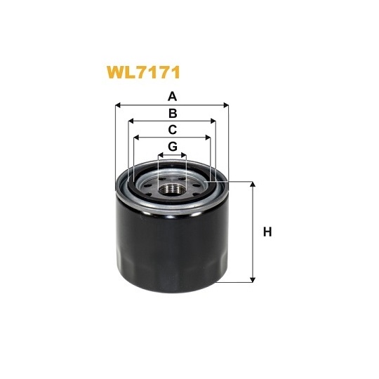 WL7171 - Oil filter 