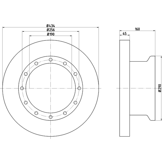 93105100 - Brake Disc 