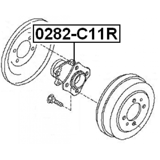 0282-C11R - Wheel hub 