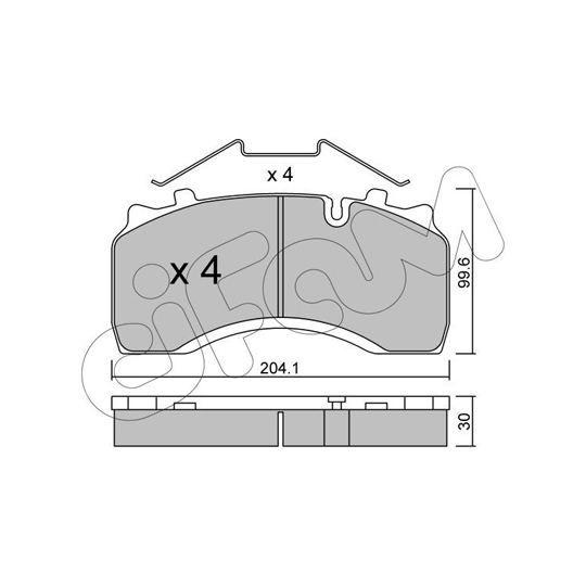 822-590-0 - Brake Pad Set, disc brake 