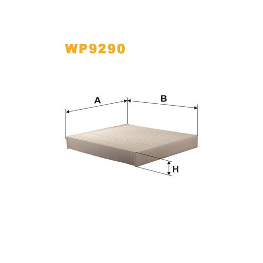 WP9290 - Filter, interior air 