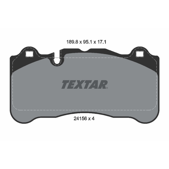 2415601 - Brake Pad Set, disc brake 