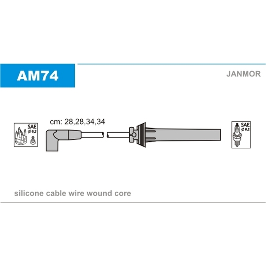 AM74 - Süütesüsteemikomplekt 