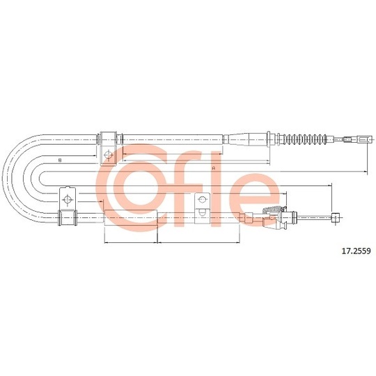 17.2559 - Cable, parking brake 