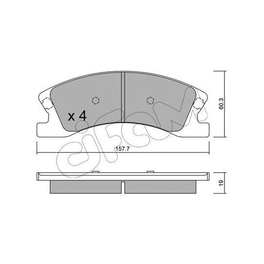 822-626-0 - Brake Pad Set, disc brake 