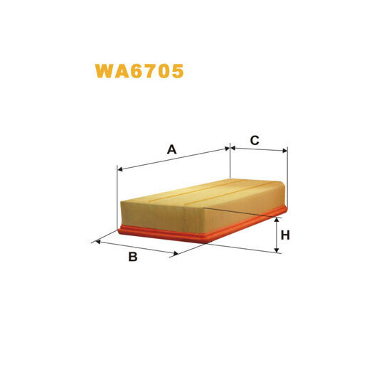 WA6705 - Air filter 