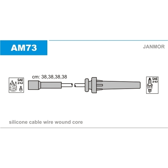 AM73 - Ignition Cable Kit 