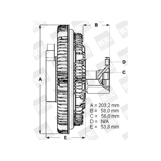 LK110 - Clutch, radiator fan 