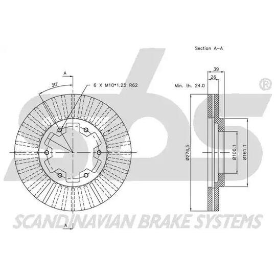 1815202250 - Brake Disc 