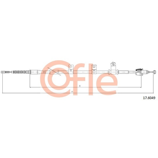 17.6049 - Cable, parking brake 